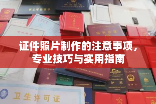 任县证件照片制作的注意事项，专业技巧与实用指南