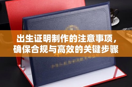 任县出生证明制作的注意事项，确保合规与高效的关键步骤