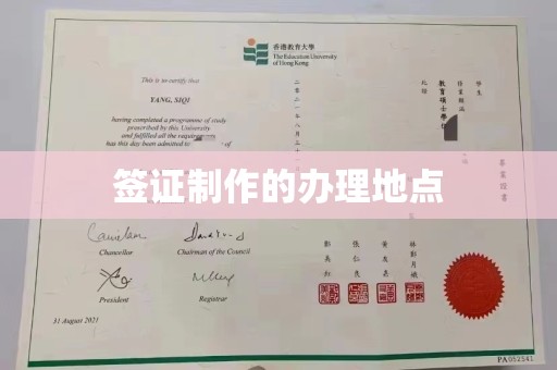 任县签证制作的办理地点
