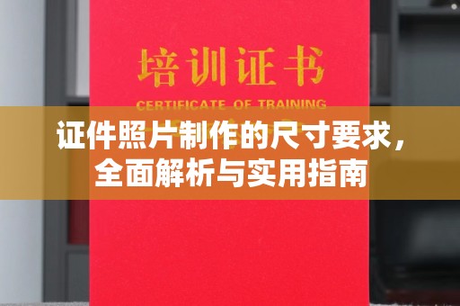 任县证件照片制作的尺寸要求，全面解析与实用指南
