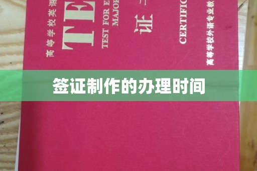 任县签证制作的办理时间